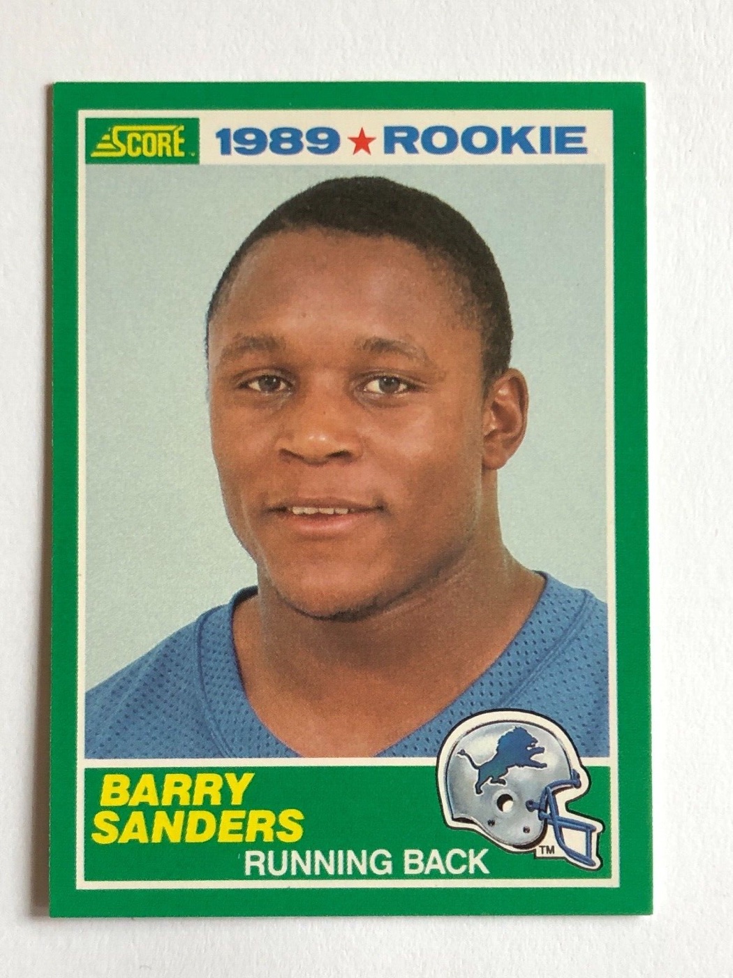 Barry Sanders 1989 Score #257 rookie card