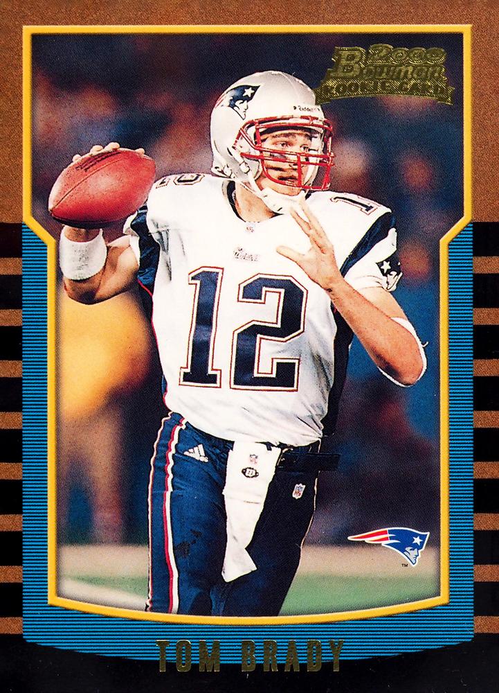 Tom Brady 2000 Bowman #236 rookie card